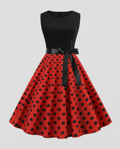 Rockabilly Damenkleid Polka Dots
