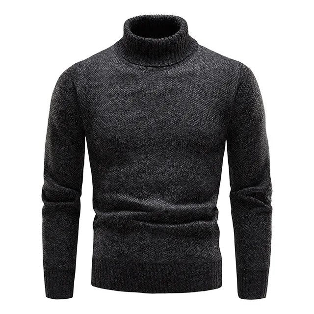 Herren Rollkragenpullover Gestrickt - Eveloria