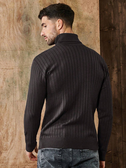 Rollkragenpullover - Herren Strickpullover mit Rollkragen-Chaps Herrenmode