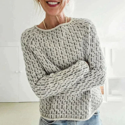 Doris Damen Strickpullover Locker Passform - Eveloria