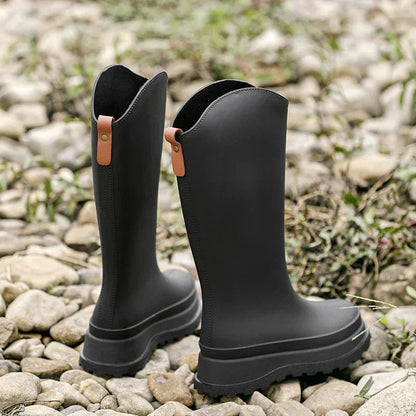 Eveloria Damen Gummistiefel Wasserdicht Rutschfest