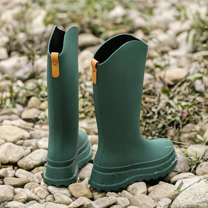 Eveloria Damen Gummistiefel Wasserdicht Rutschfest