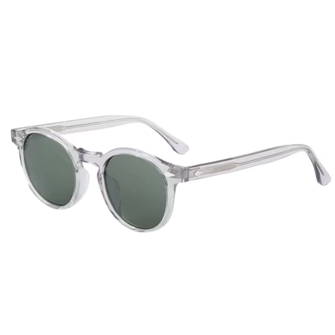 Herren Sonnenbrille Rund Polarisiert UV-Schutz - Eveloria