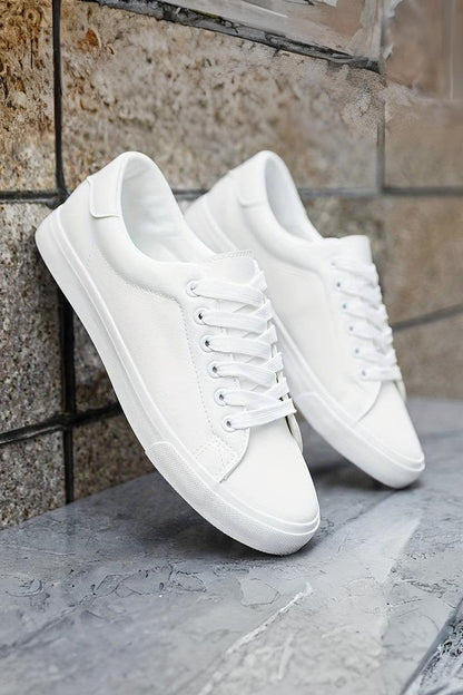 Weiße Sneaker Elegantes Design Unisex