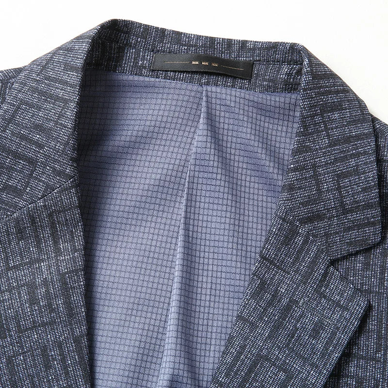 Herren Blazer Geometrisches Muster Modern