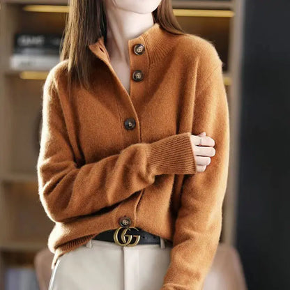 Damen Cardigan Strickjacke Winter