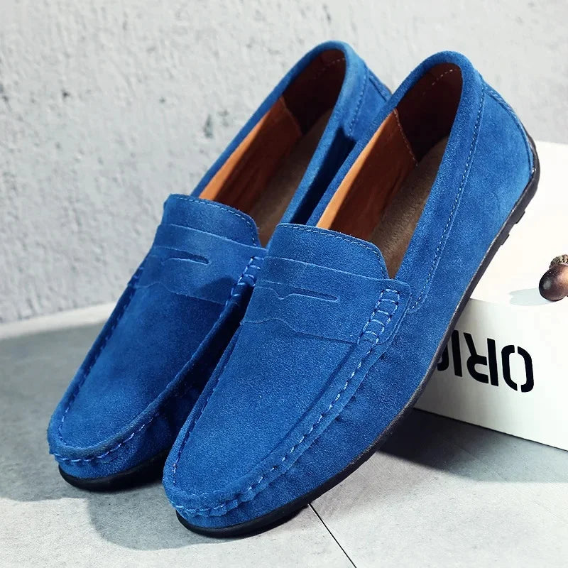 Herren Slip-On Loafers aus Leder Braun