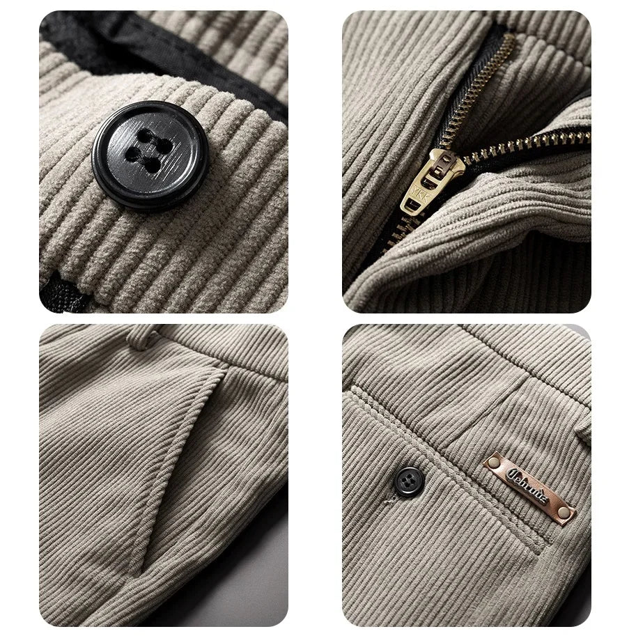 Herren Cordhose Slim Fit Elmsley Fleece