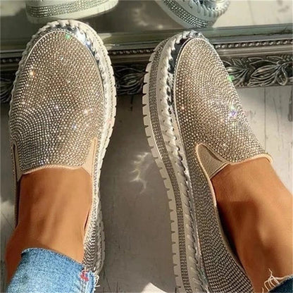 Eveloria Damen Slip-On Sneaker Schillernd