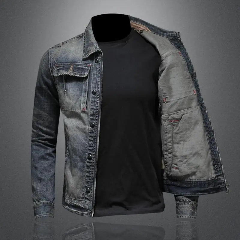 Eveloria Damen Retro-Jeansjacke - Eveloria