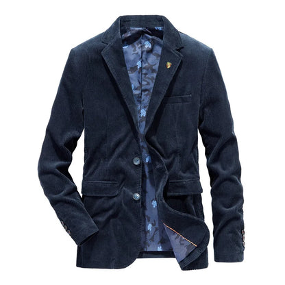 Herren Cord-Blazer Braun Klassisch