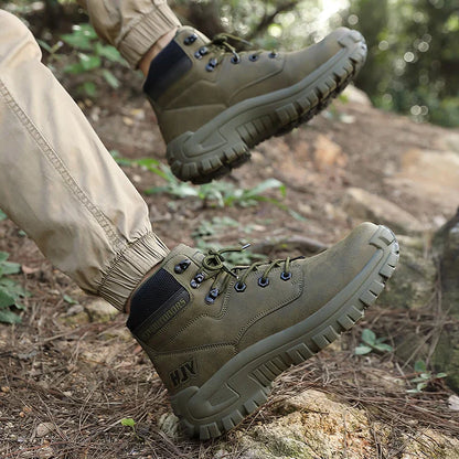 Herren High- Wanderschuhe Rutschfest Robust Outdoor