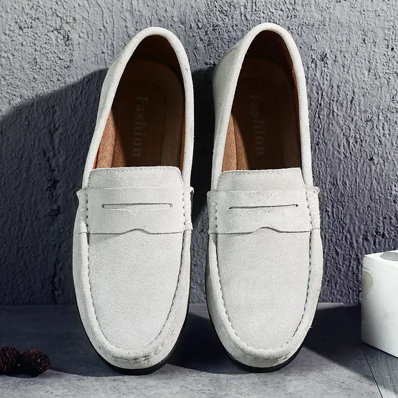 Herren Slip-On Loafers aus Leder Braun