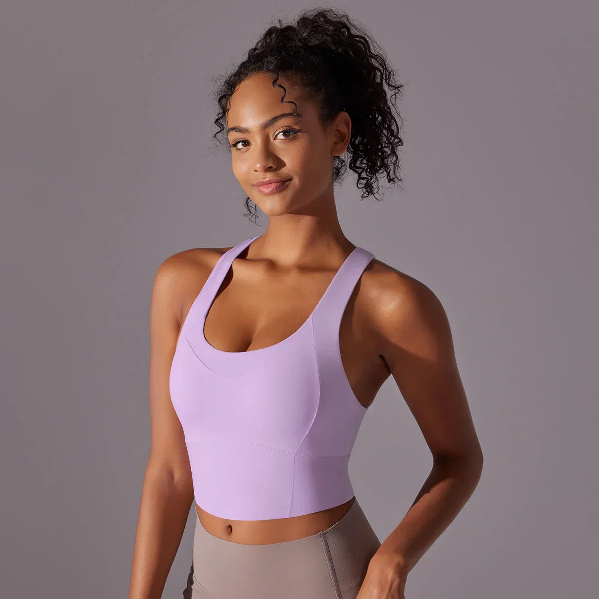 Eveloria Damen Yoga-Bh Atmungsaktives Material Eng Anliegend