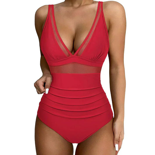 Damen Stylischer Badeanzug Strandanzug - Eveloria