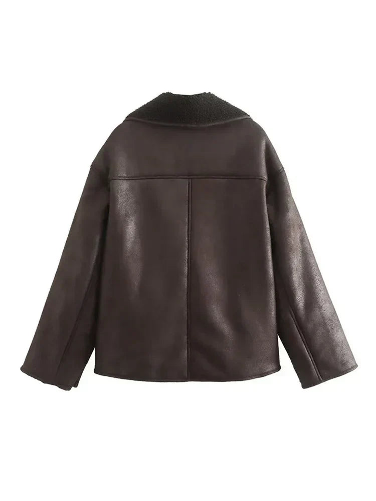 Eveloria Damen Fleecejacke Stylisch