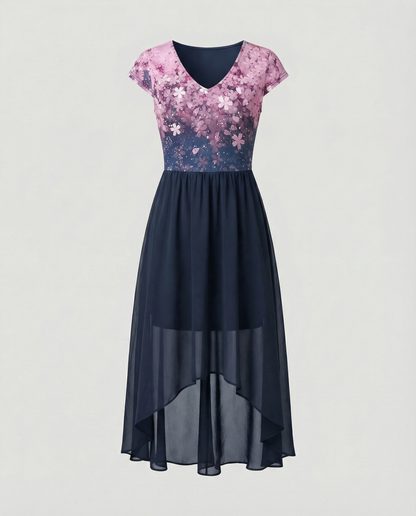 Damen Partykleid Elegantes Chiffon