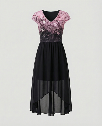 Damen Partykleid Elegantes Chiffon