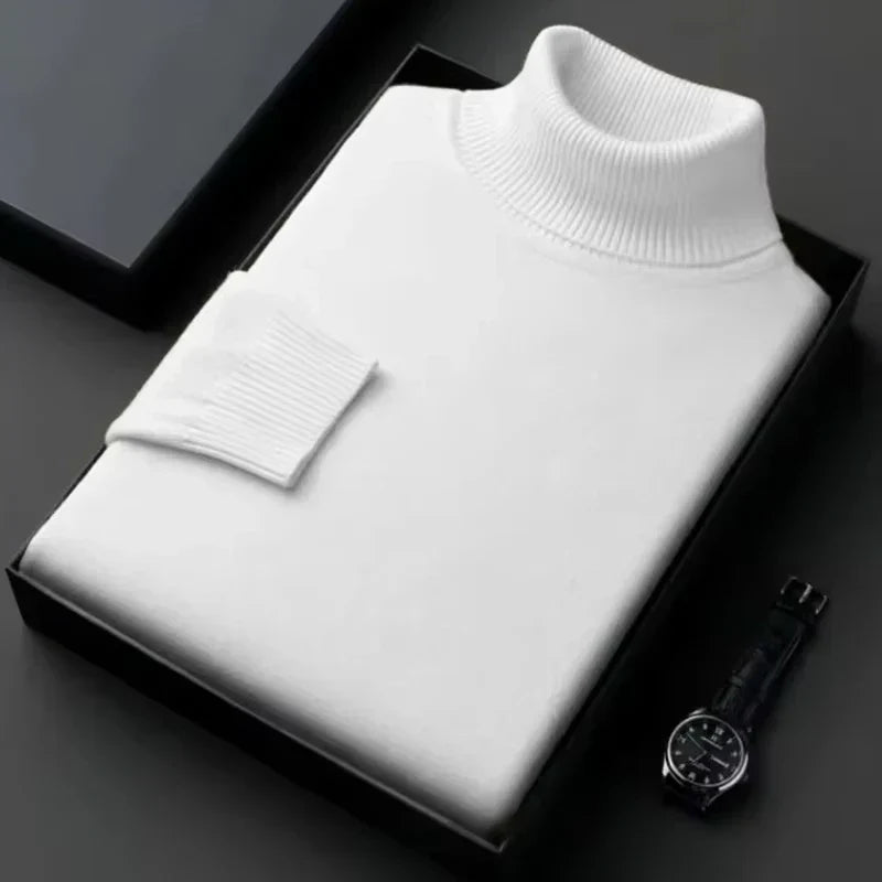 Alwin Herren Rollkragenpullover Warm