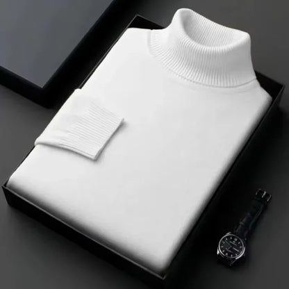 Alwin Herren Rollkragenpullover Warm