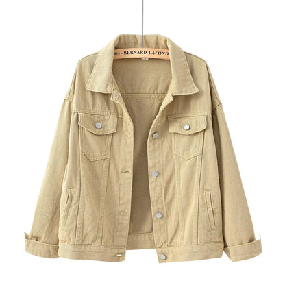 Damen Denimjacke Klassisch Vielfältige Farben