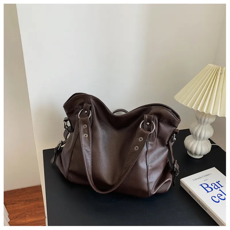 Eveloria Damen Schultertasche Groß Polyester