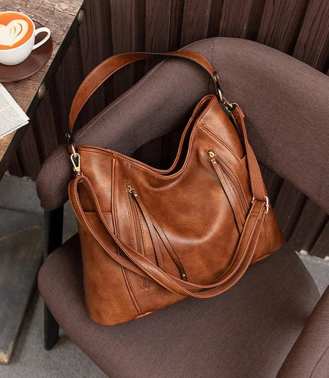 Eveloria Damen Handtasche Elegant Leder