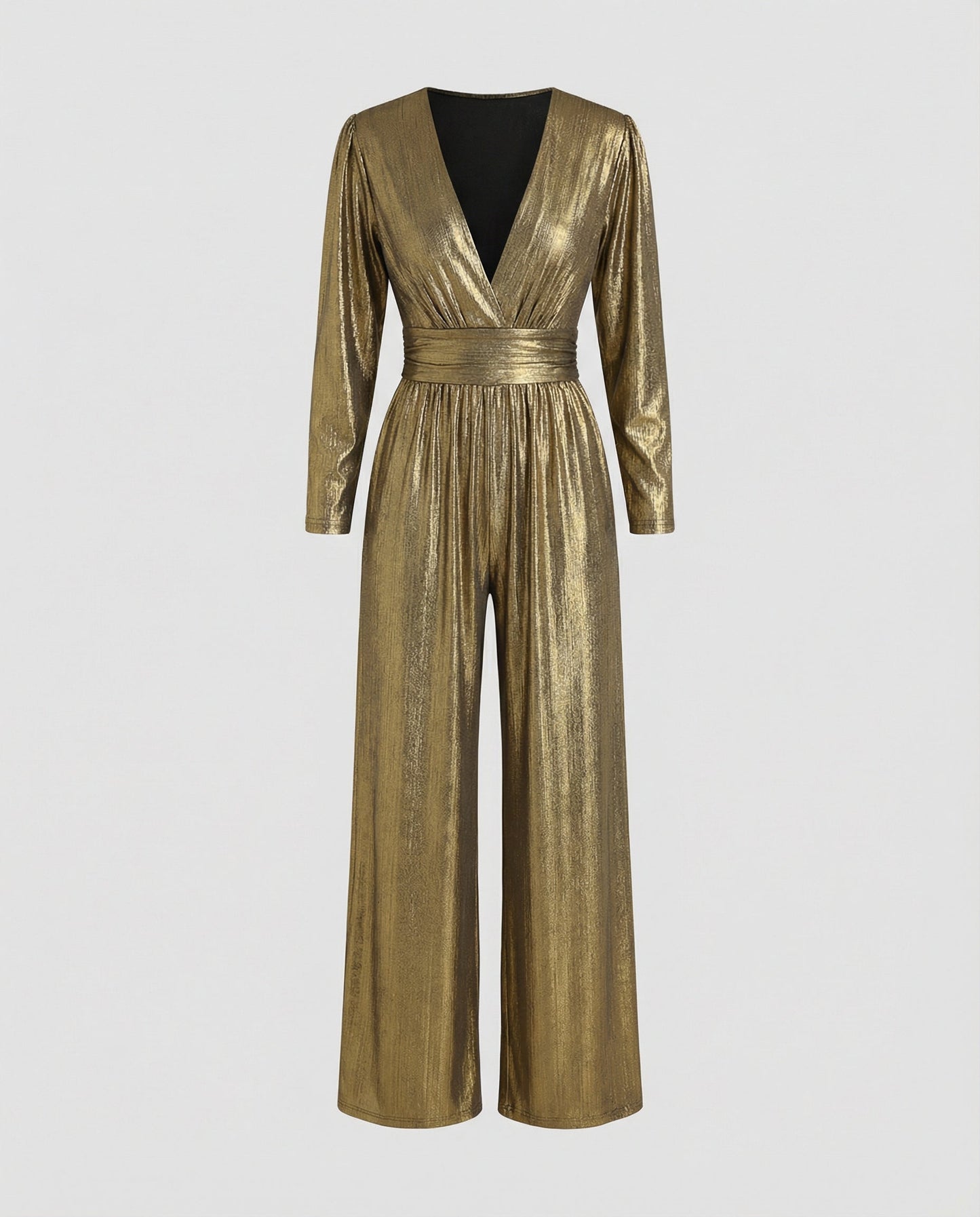 Damen Overall Elegantes Design Glänzend