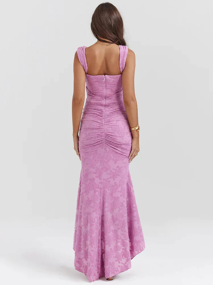 Eveloria Damen Gerafftes Korsettkleid Tiefes Dekolleté