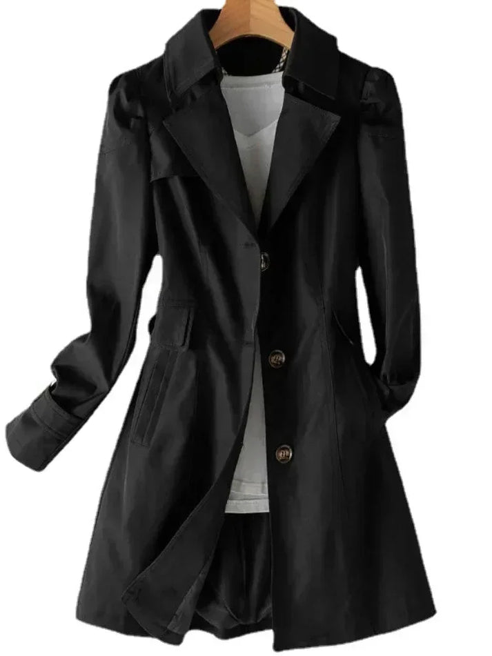 Eveloria Damen Trenchcoat Stylisch Beige