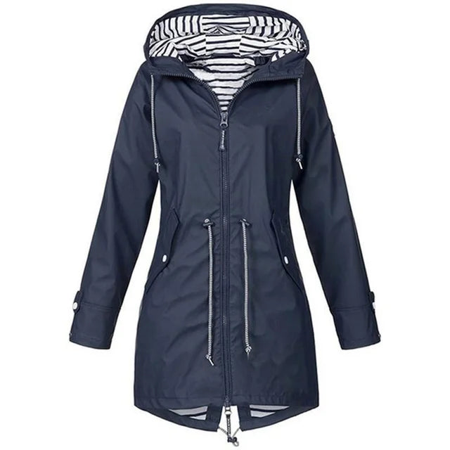 Eveloria Damen Wasserdichter Parka Kapuze