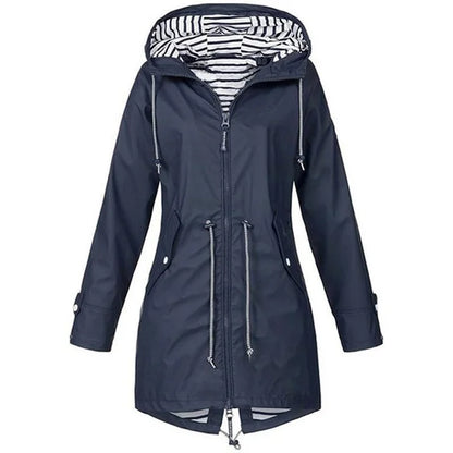Eveloria Damen Wasserdichter Parka Kapuze