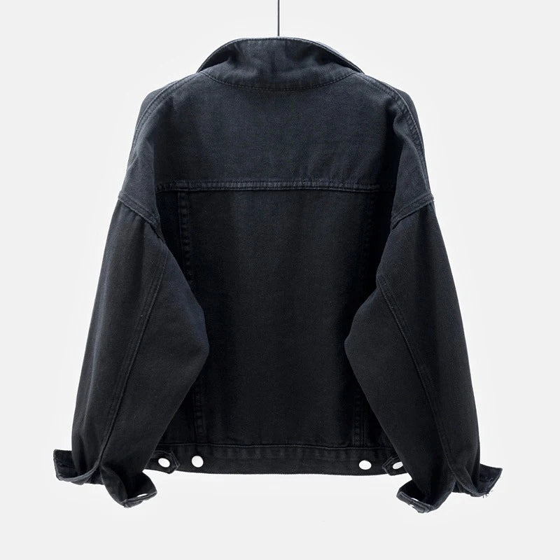 Damen Denimjacke Klassisch Vielfältige Farben