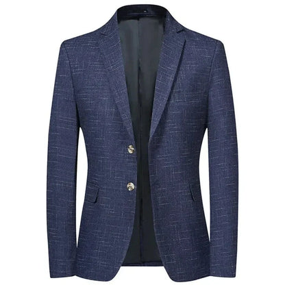 Maurice Herren Blazer Elegantes Wolljackett Schwarz - Norvielle