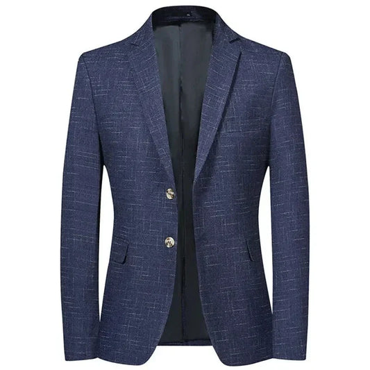 Maurice Herren Blazer Elegantes Wolljackett Schwarz - Norvielle