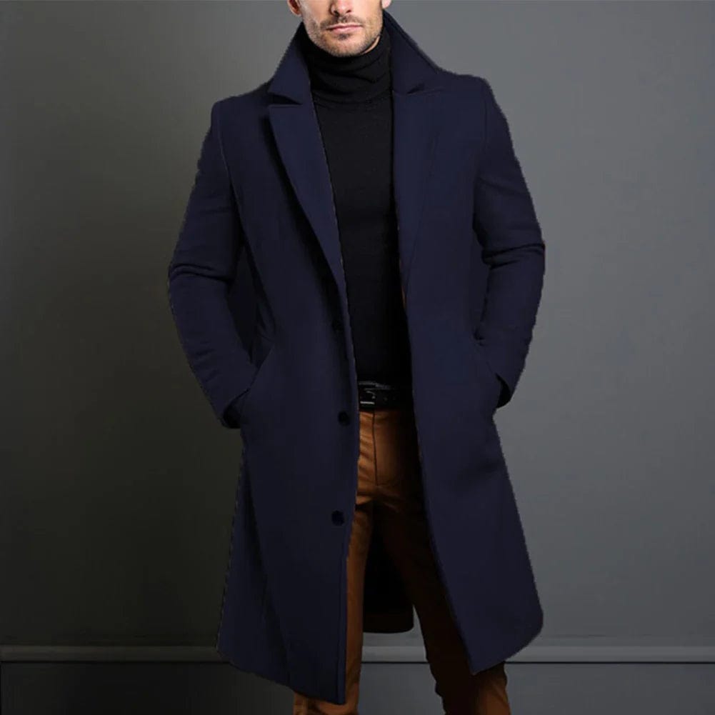 Franz Herren Wollmantel Warm