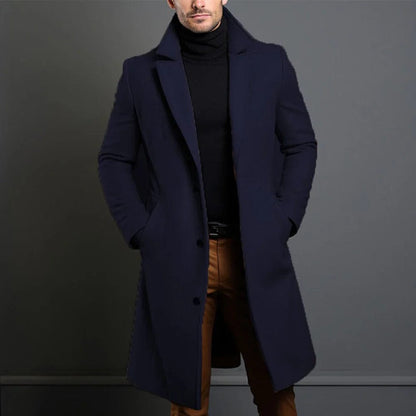 Franz Herren Wollmantel Warm