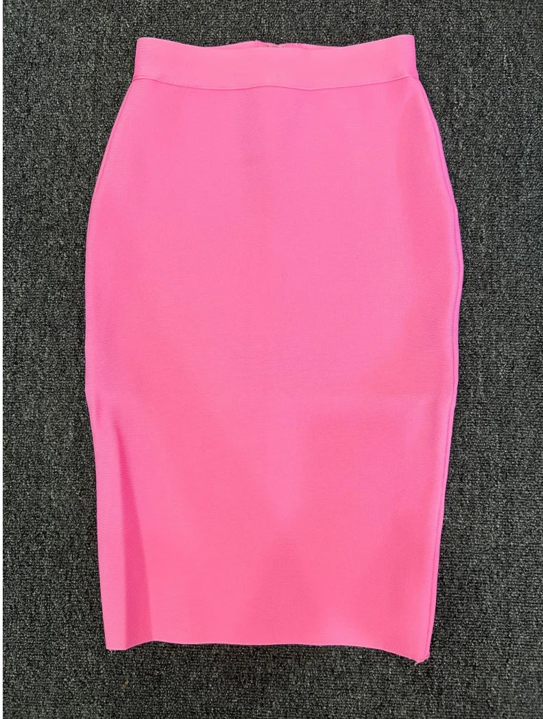 Damen Bleistiftrock Rayon Elegant