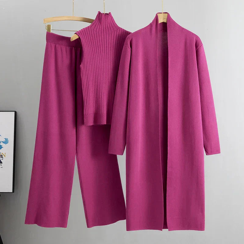 Eveloria Damen Klassisches 3-Teiliges Outfit