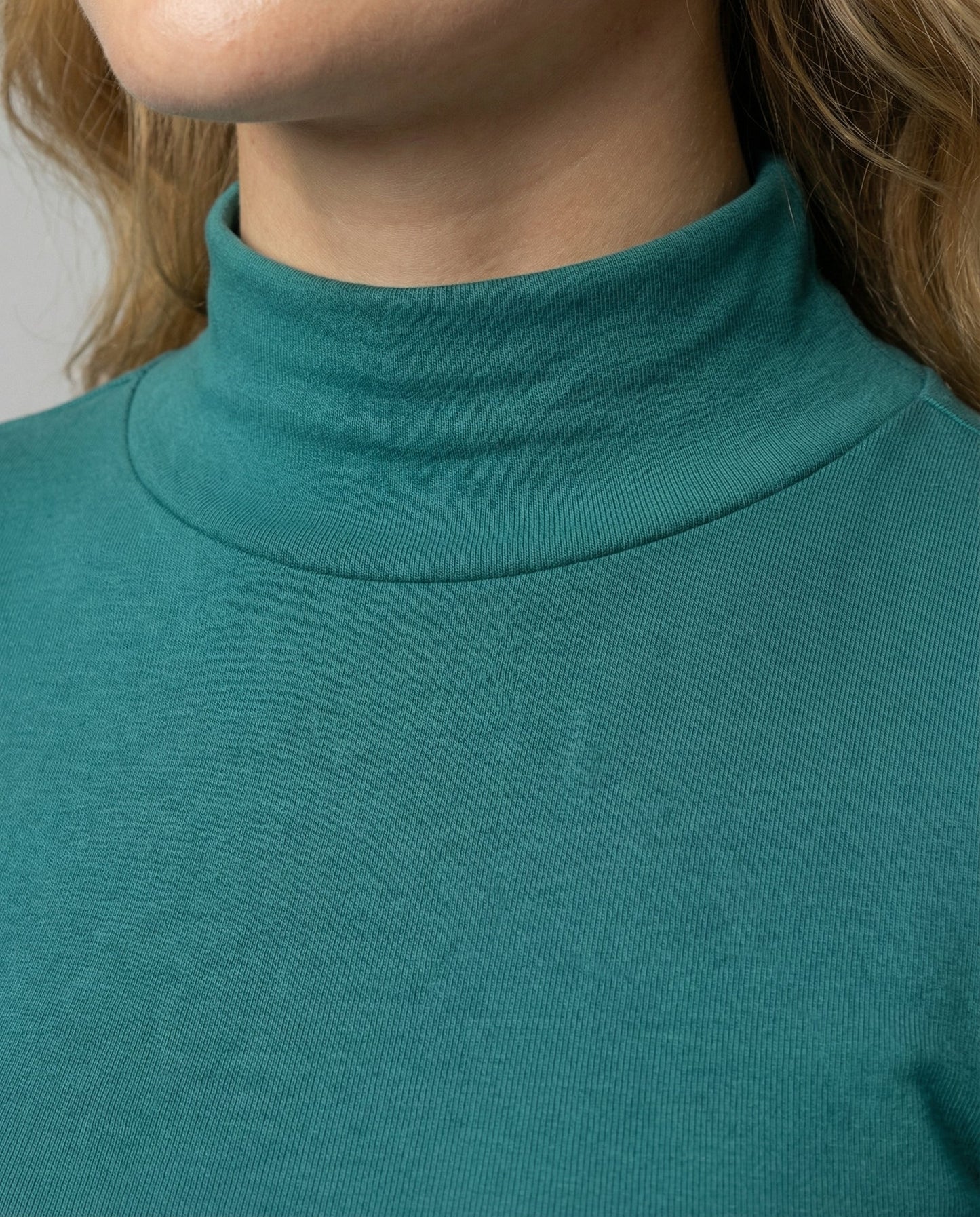 Damen Feinstrick Rollkragenpullover Nahtlos