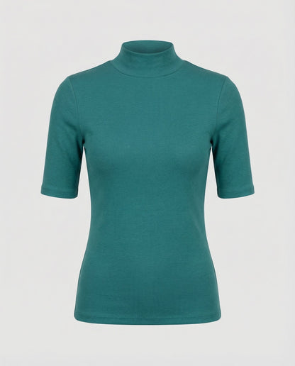 Damen Feinstrick Rollkragenpullover Nahtlos