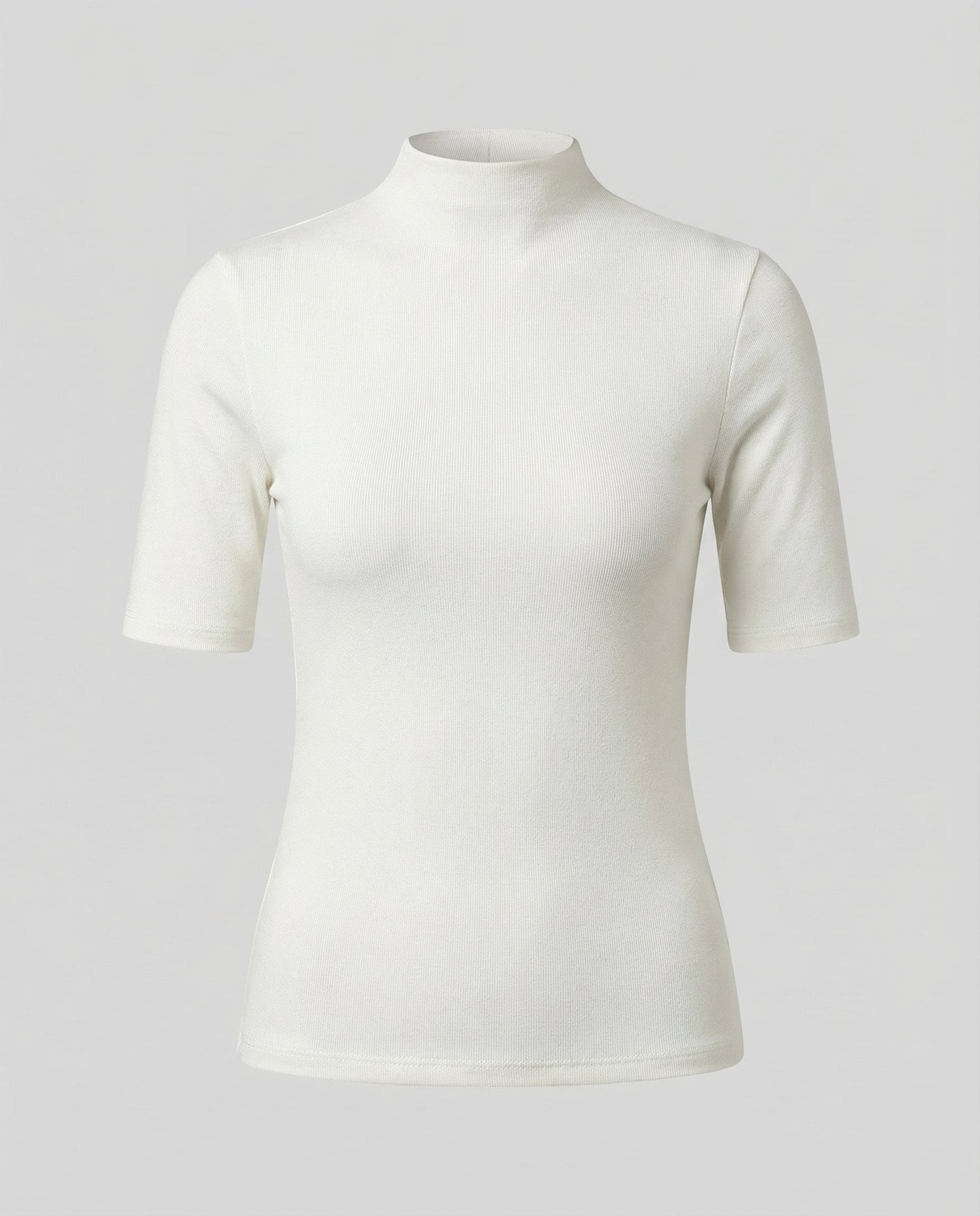 Damen Feinstrick Rollkragenpullover Nahtlos