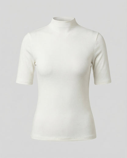 Damen Feinstrick Rollkragenpullover Nahtlos