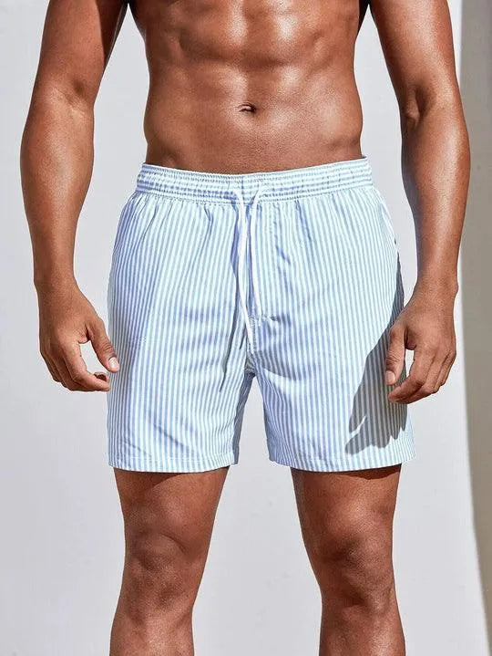 Herren Badeshorts Gestreift Sommer