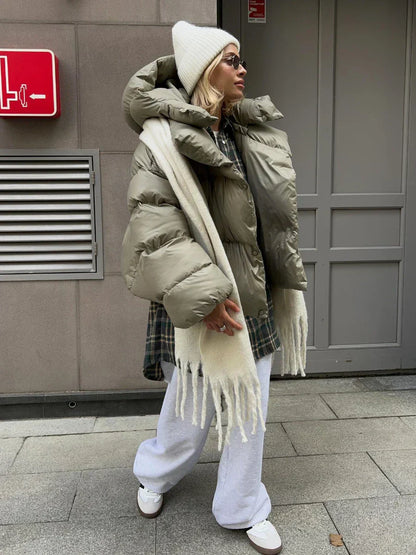 Damen Steppjacke Anthrazit