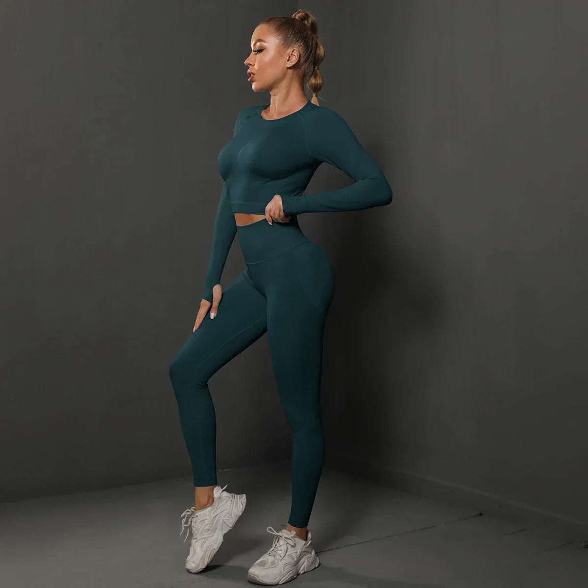 Damen Jogginganzug Zweiteilig Sportlich - Eveloria