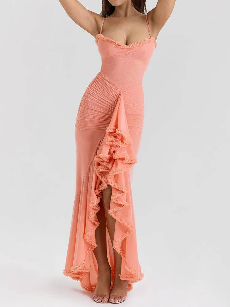 Damen Trägerloses Hochzeitskleid