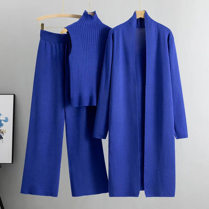 Eveloria Damen Klassisches 3-Teiliges Outfit