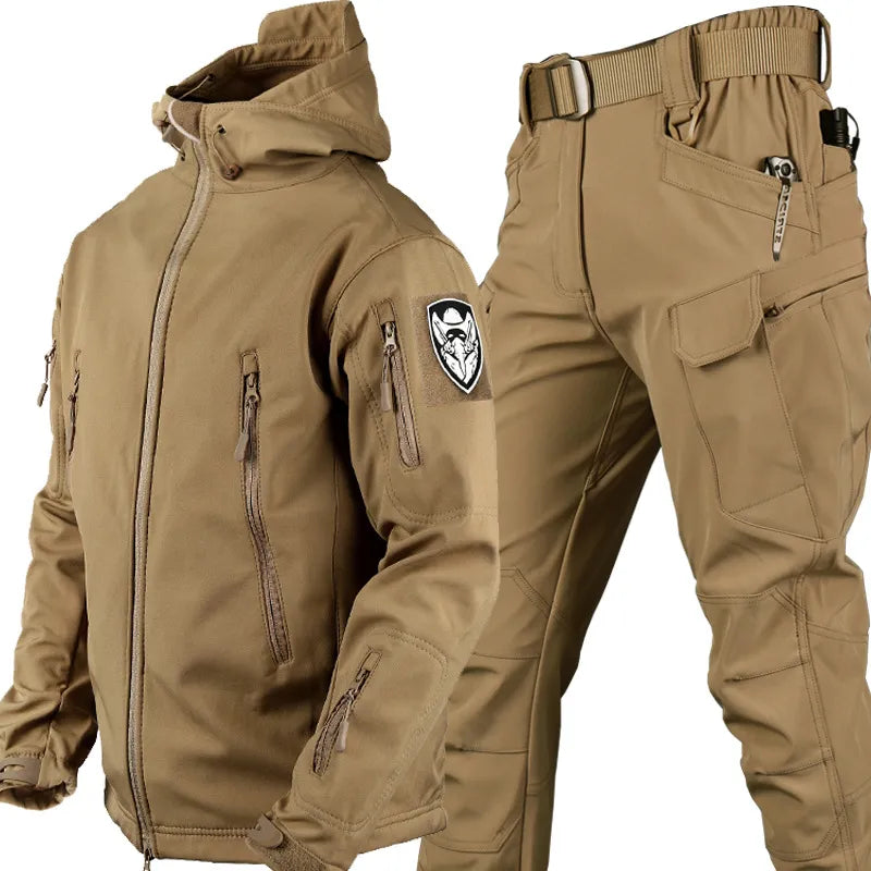 Herren Softshell-Winterjacke Wasserdicht