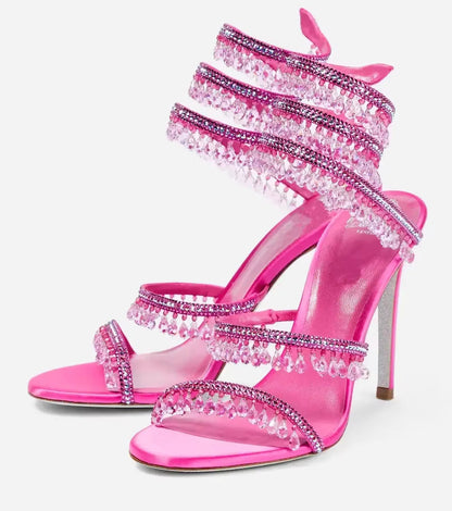 Damen High Heel Sandalen Hoher Absatz